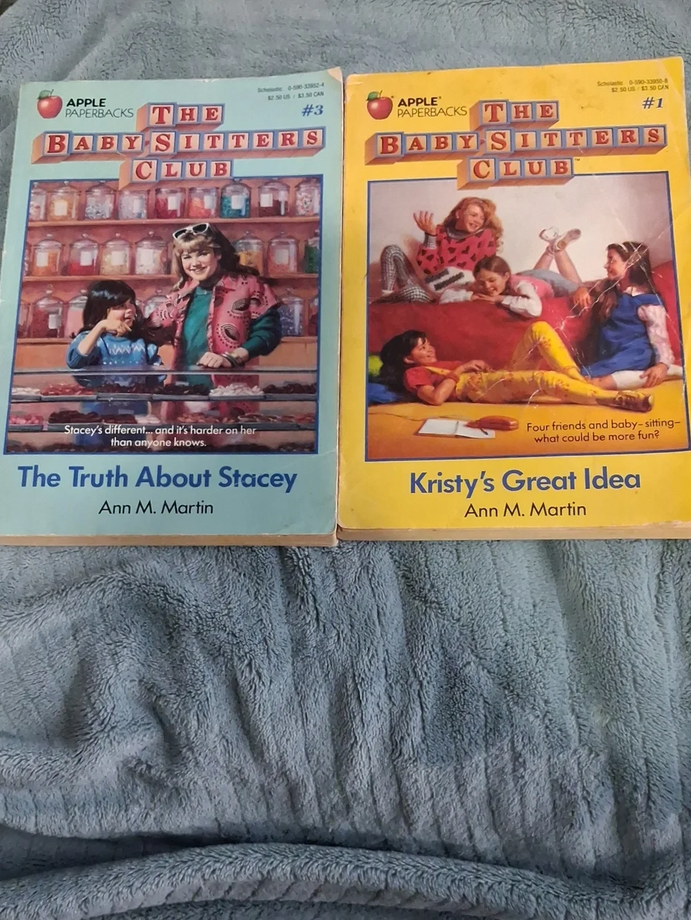 The Baby-Sitters Club Books #1 & #3 Original Print Date 1986